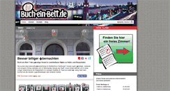 Desktop Screenshot of buch-ein-bett.de